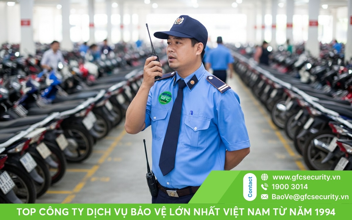 dịch vụ bảo vệ giữ xe