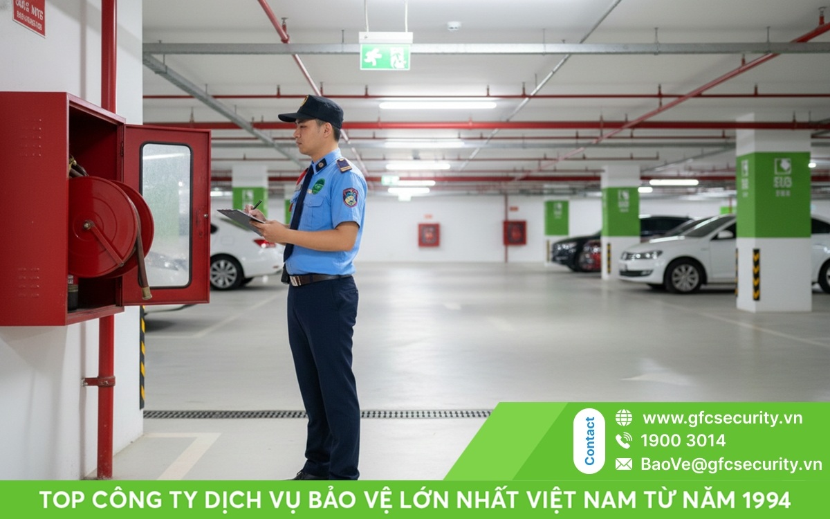 dịch vụ bảo vệ giữ xe