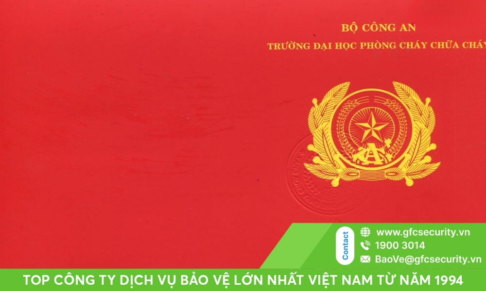 chứng chỉ nghiệp vụ bảo vệ