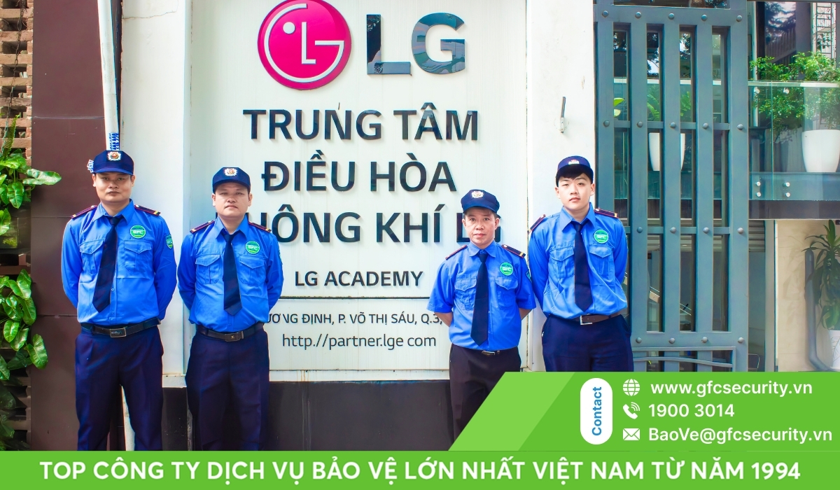 bảng giá dịch vụ bảo vệ gfc security
