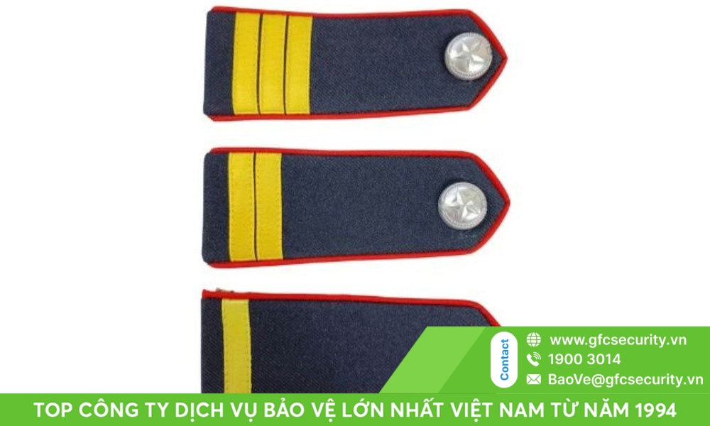 cấp bậc nhân viên bảo vệ