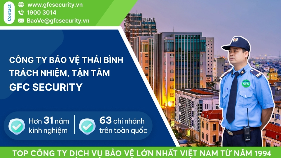 Công ty bảo vệ Thái Bình chuyên nghiệp – uy tín GFC Security